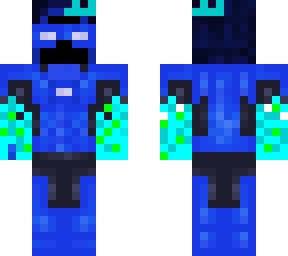 Blue lantern knight | Minecraft Skin