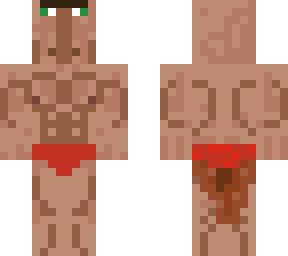 Stupid Buff Villager | Minecraft Skin