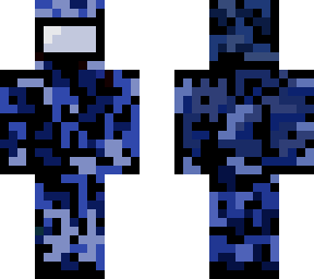among us blue camo