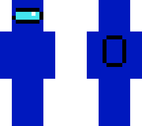 among us blue skin