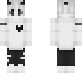 black and white
