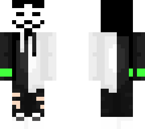 black and white hacker green band