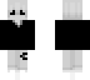 black and white skin