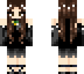 black dress girl