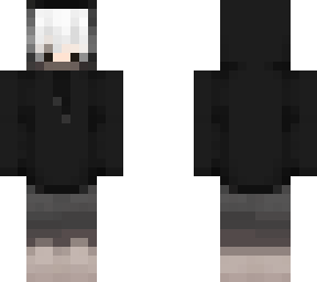 black hoodie male