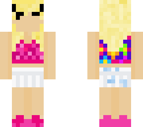 blond girl;