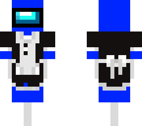 blue among us maid