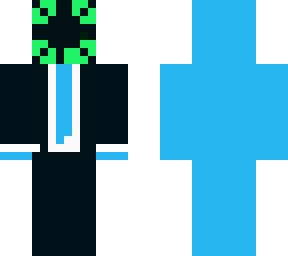 blue business man