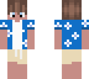 blue hawaiian shirt