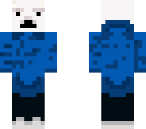 blue hoodie polarbear