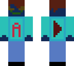 blue jones with an a symbol for yt