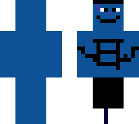 blue man