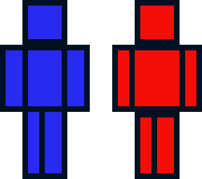 blue red guy