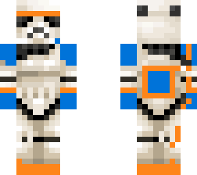 Blue trooper complete skin | Minecraft Skin