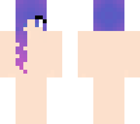 blueish-pinkish hair base