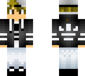 boy with hat & hoodie