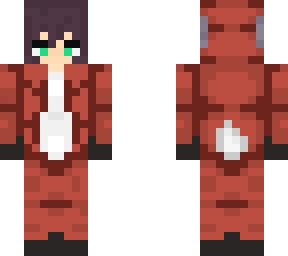 bright red goat onsie