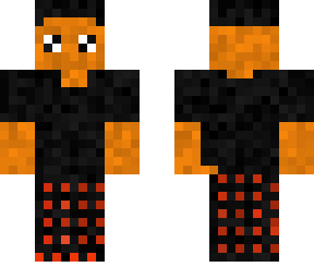 brown kid with red and black pjs