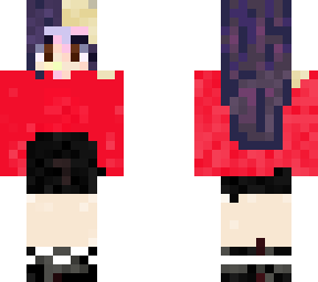 chill red hoodie skin