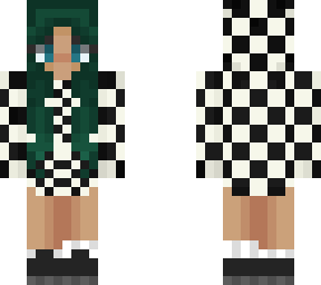 cute cheker girl skin egirl uwu
