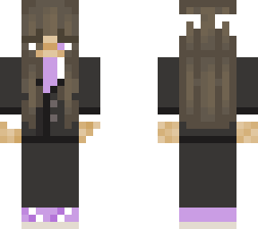 cute girl skin with suit