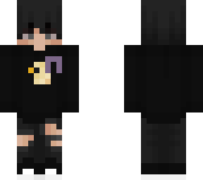 e-boy skin with technoblade supporting cancer ribbon