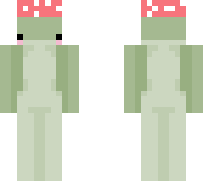 frog with mushroom helmit