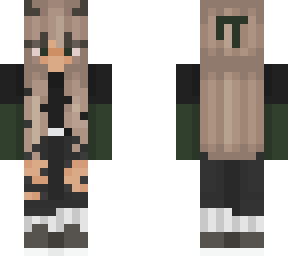 green checkered skin w/green eyes