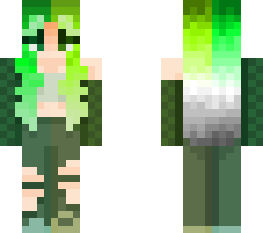 green gamer girl