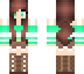 green school girl