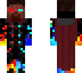 herobrine skin with pak and palestine flag.