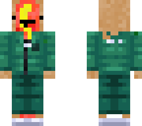 hot dog with squid game uniform
