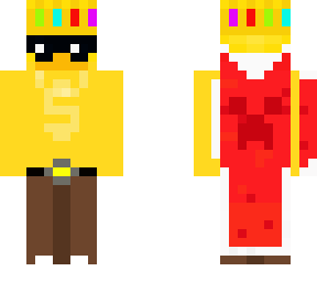 king duck but with santa clock and cool