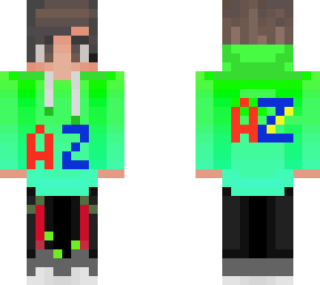 lime handaome boy minecraft skin