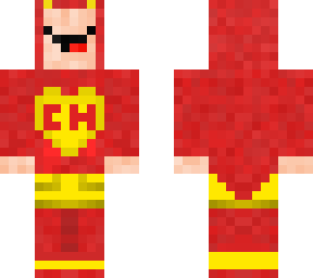 m skin con ropa de chapuln colorado