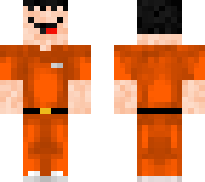 m skin con ropa de prisionero