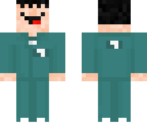 m skin con ropa del juego del calamar