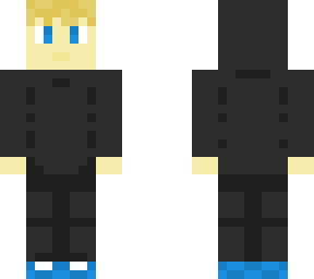 me in black hoodie
