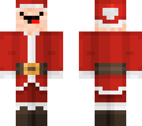 mi skin con ropa de santa