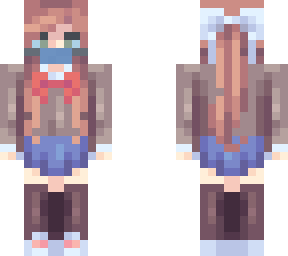 monika with mask
