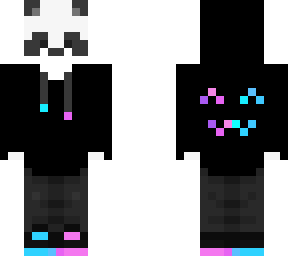 neon panda gamer