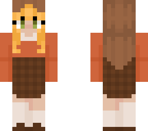 orange streaked brunnette