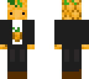 pineapple in a suit (for a friend)