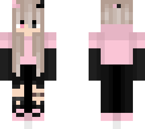 pink and black devil