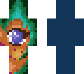 pixel art face