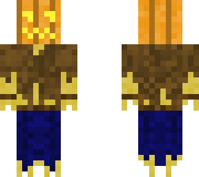 pumpkin head scarecrow