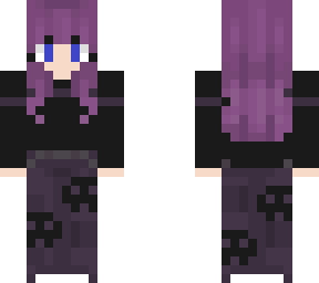 purple & skulls