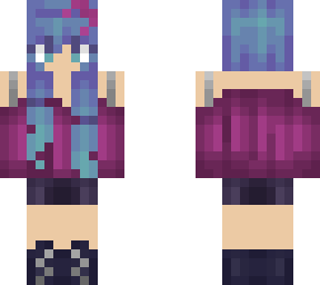 purple and blue cutsie