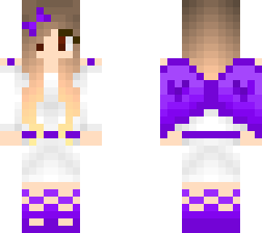 purple angel girl