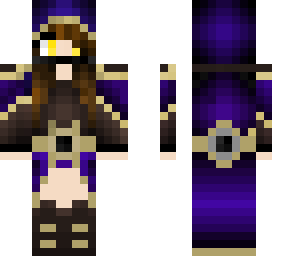 purpule magic girl